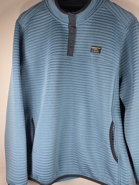 🆕️ L.L.Bean Light Blue Airlight Knit Pullover Sweater
